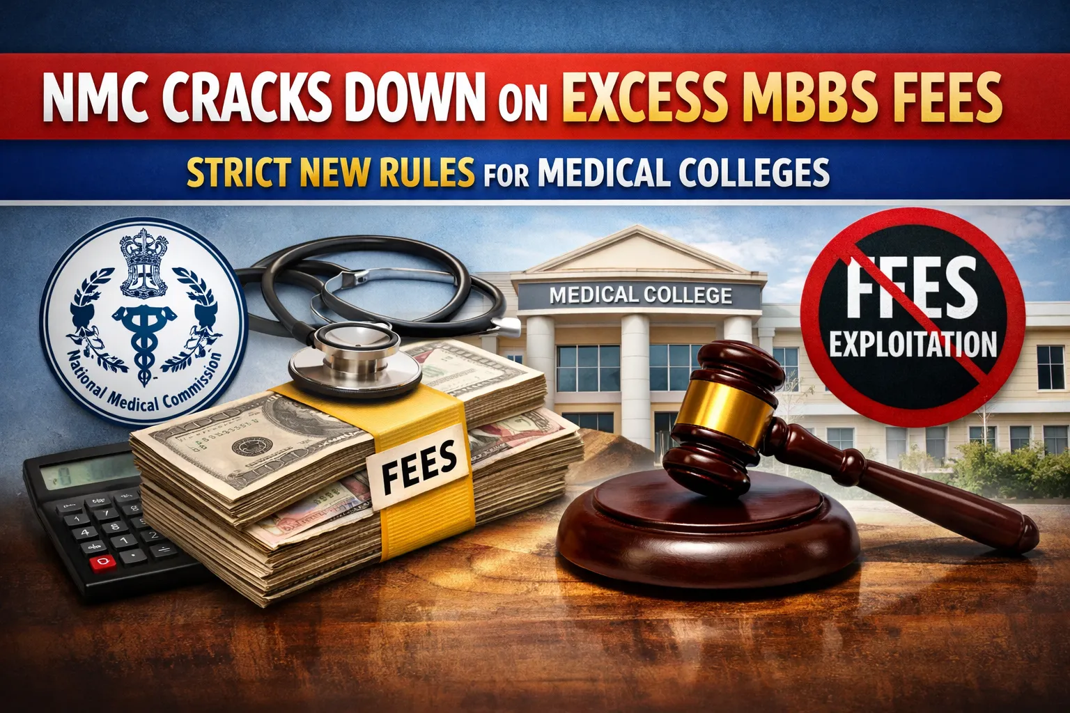 NMC Cracks Down on Excess MBBS Fees: Strict New Rules for Medical Colleges